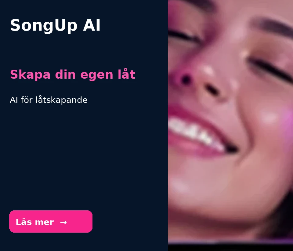Illustration av SongUp AI (inte en verklig skärmbild)